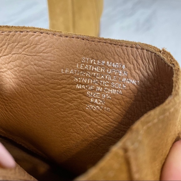 Madewell Bryce Tan Suede Ankle Bootie 9.5 - Picture 11 of 16